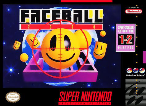 Carátula del juego Faceball 2000 (Snes)