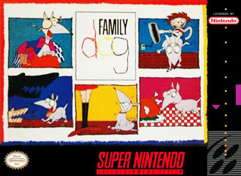 Carátula del juego Family Dog (Snes)