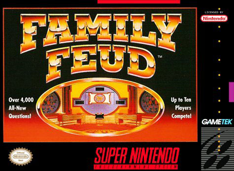 Carátula del juego Family Feud (Snes)