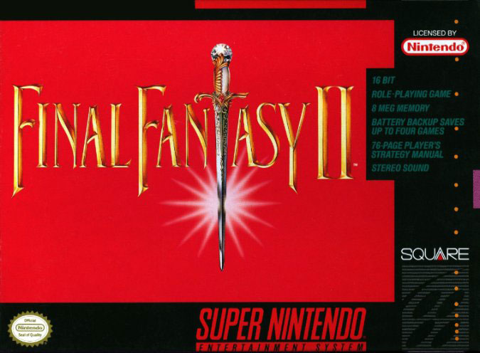 Carátula del juego Final Fantasy II (Snes)