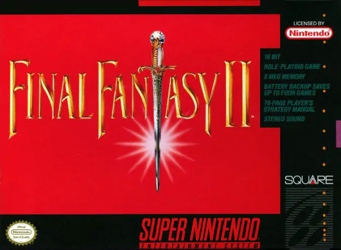 Portada de la descarga de Final Fantasy II