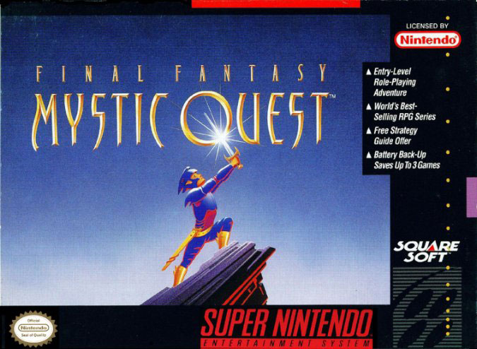 Carátula del juego Final Fantasy - Mystic Quest (Snes)