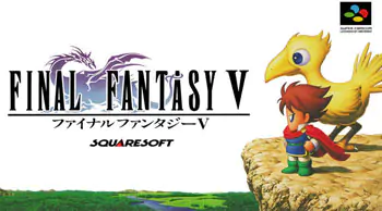Portada de la descarga de Final Fantasy V