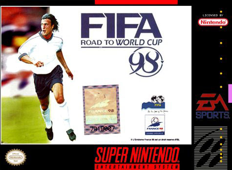 Carátula del juego FIFA Road to World Cup 98 (Snes)