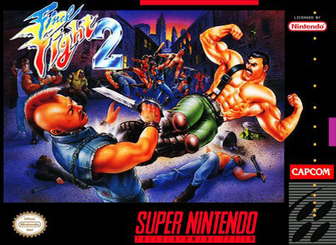 Carátula del juego Final Fight 2 (Snes)