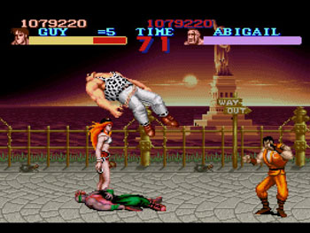 Pantallazo del juego online Final Fight Guy (Snes)