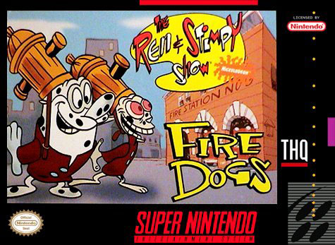 Carátula del juego The Ren & Stimpy Show Fire Dogs (Snes)