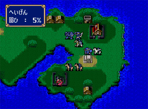 Pantallazo del juego online Fire Emblem Monshou no Nazo (SNES)