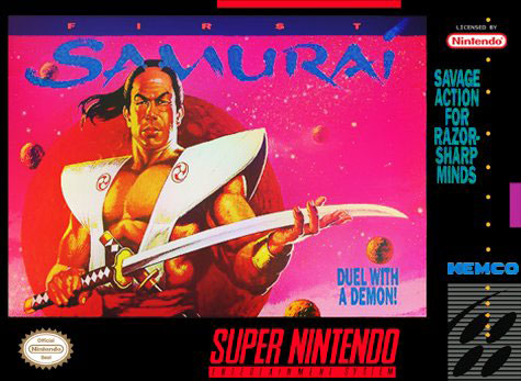 Carátula del juego First Samurai (Snes)