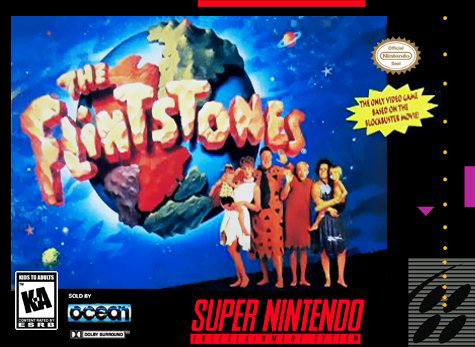 Carátula del juego The Flintstones (Snes)