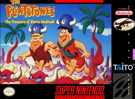 Carátula del juego The Flintstones - Treasure of the Sierra Madrock (Snes)