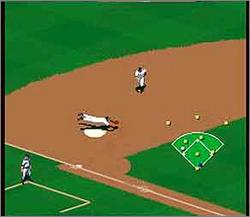 Pantallazo del juego online Frank Thomas Big Hurt Baseball (Snes)