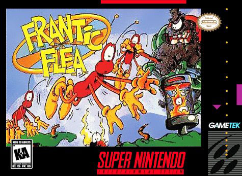Carátula del juego Frantic Flea (Snes)
