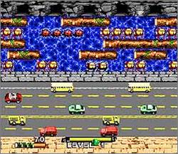 Pantallazo del juego online Frogger (Snes)