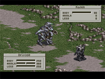 Pantallazo del juego online Front Mission (SNES)