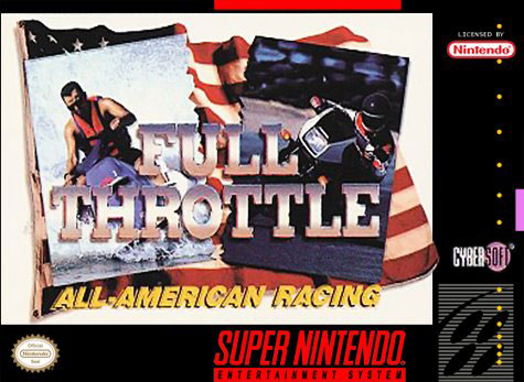 Carátula del juego Full Throttle Racing (Snes)