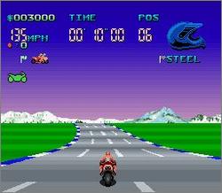 Pantallazo del juego online Full Throttle Racing (Snes)