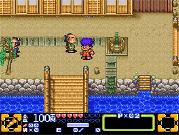 Pantallazo del juego online Ganbare Goemon 3 (SNES)