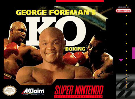 Carátula del juego George Foreman's KO Boxing (Snes)