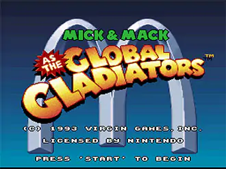 Portada de la descarga de Mick & Mack as the Global Gladiators
