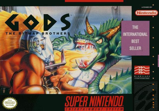 Carátula del juego Gods (Snes)