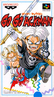 Carátula del juego Go Go Ackman (SNES)