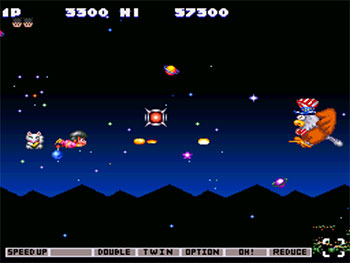 Pantallazo del juego online Gokujou Parodius (SNES)