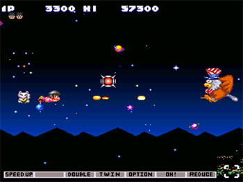 Pantallazo del juego online Gokujou Parodius (SNES)