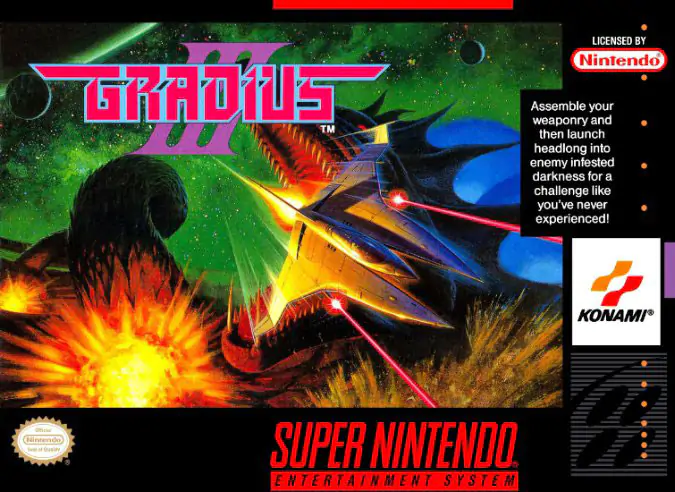 Portada de la descarga de Gradius III