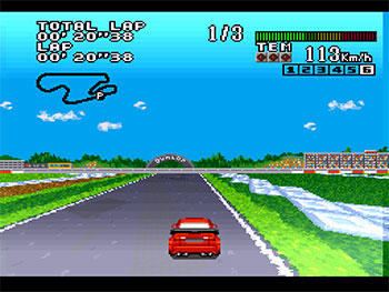 Pantallazo del juego online GT Racing (SNES)