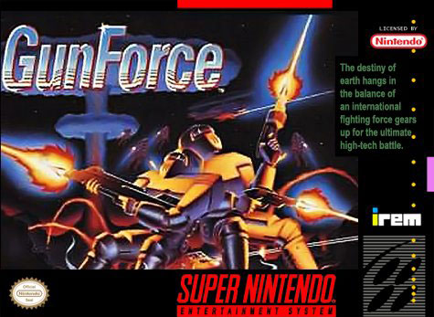 Carátula del juego GunForce (Snes)