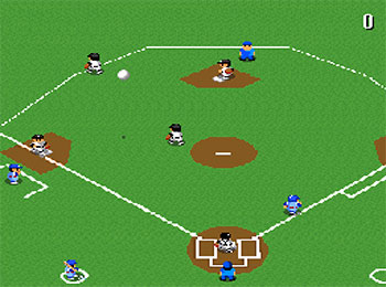 Pantallazo del juego online Hakunetsu Professional Baseball Ganba League '93 (SNES)