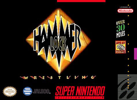 Carátula del juego Hammerlock Wrestling (Snes)