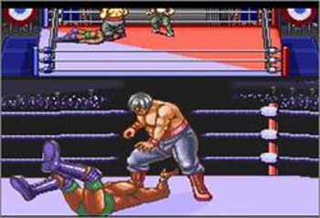 Pantallazo del juego online Hammerlock Wrestling (Snes)