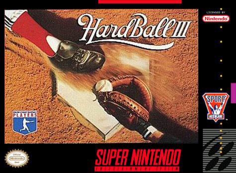 Carátula del juego HardBall III (Snes)
