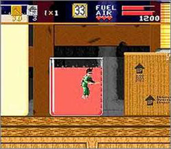 Pantallazo del juego online Harley's Humongous Adventure (Snes)