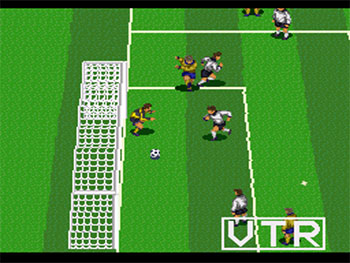 Pantallazo del juego online Hat Trick Hero 2 (SNES)