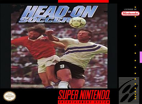 Carátula del juego Head-On Soccer (Snes)