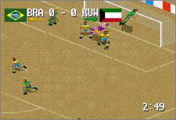 Pantallazo del juego online Head-On Soccer (Snes)