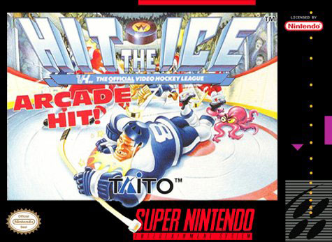 Carátula del juego Hit the Ice (Snes)