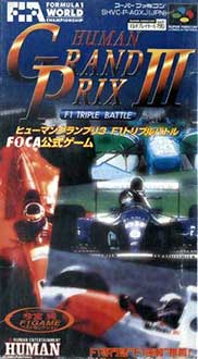 Carátula del juego Human Grand Prix 3 F-1 Triple Battle (SNES)