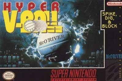 Carátula del juego Hyper V-Ball (Snes)