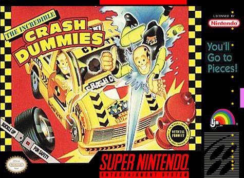 Carátula del juego The Incredible Crash Dummies (Snes)