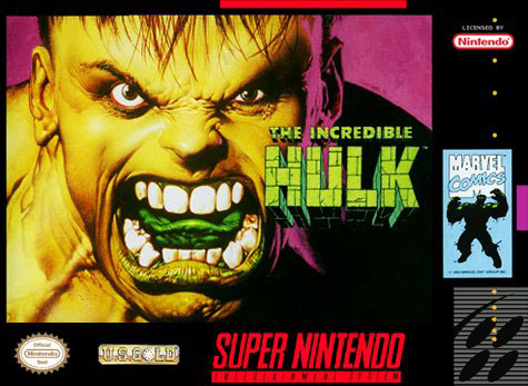 Carátula del juego The Incredible Hulk (Snes)