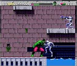 Pantallazo del juego online The Incredible Hulk (Snes)