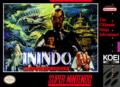 Carátula del juego Inindo - The Way of the Ninja (Snes)