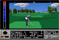 Pantallazo del juego online Jack Nicklaus Golf (Snes)