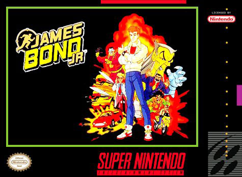 Carátula del juego James Bond Jr (Snes)