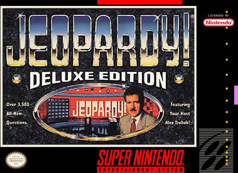 Carátula del juego Jeopardy Deluxe Edition (Snes)