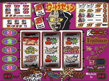Pantallazo del juego online Jissen Pachi Slot Hisyou Hou Twin 2 (SNES)